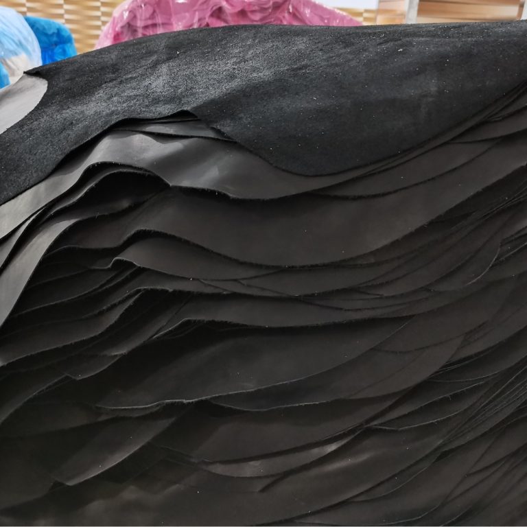 Cow Crust Leather Black