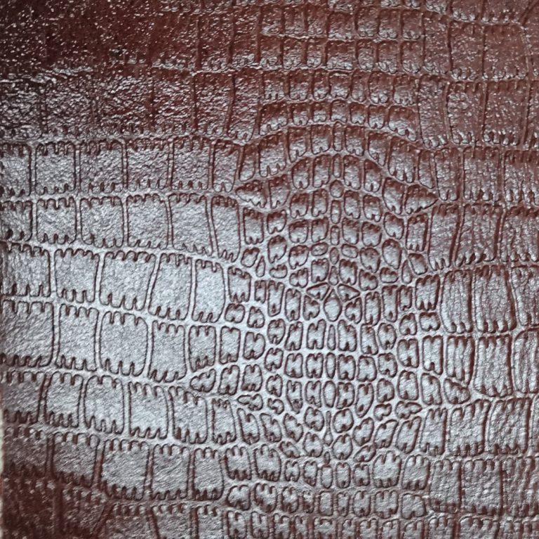 Cow Leather Croc Finished